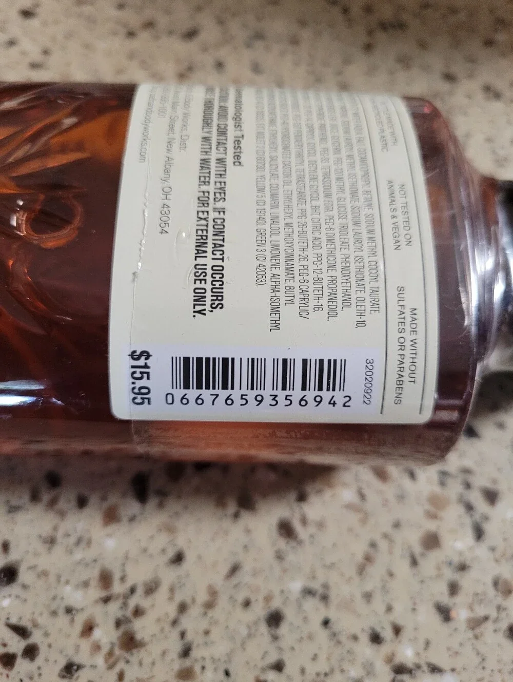 3 Bath & Body Works Whiskey Toast Mens Collection 3 in 1 Hair, Face, Body Wash
